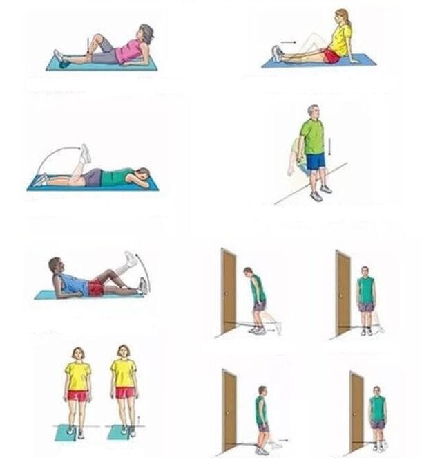 fyzioterapeutická cvičení pro artrózu kolena