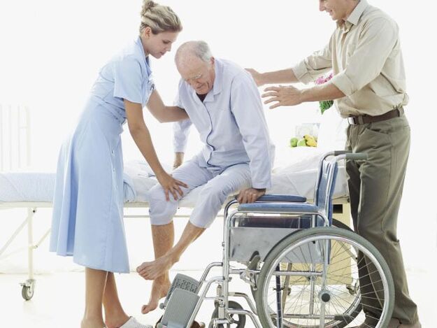 Pacient není schopen samostatného pohybu bez speciálního zařízení